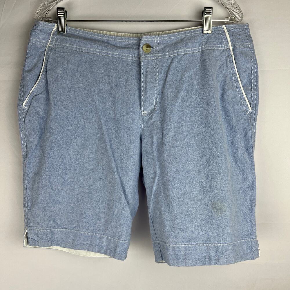 Columbia PFG Cotton Fishing Shorts Classic Blue 12 Gorpcore Cabincore Utility